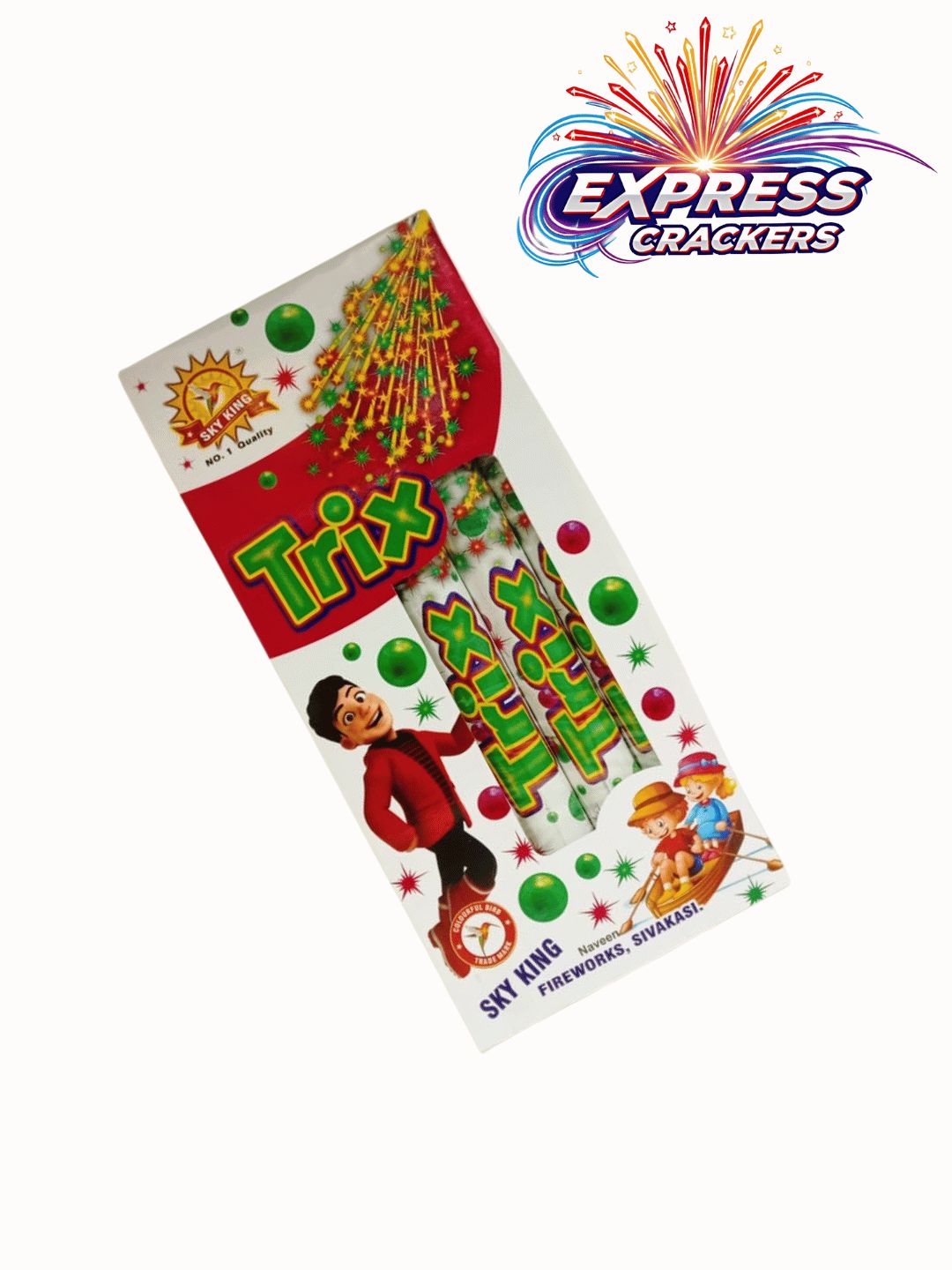 Trix(Green&Yellow crackling)(3pcs)