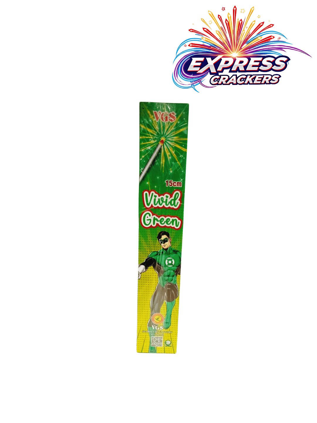 15cm Green Sparklers