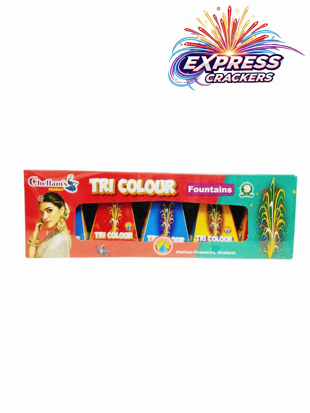 Tri Color Fountain(5PCS)
