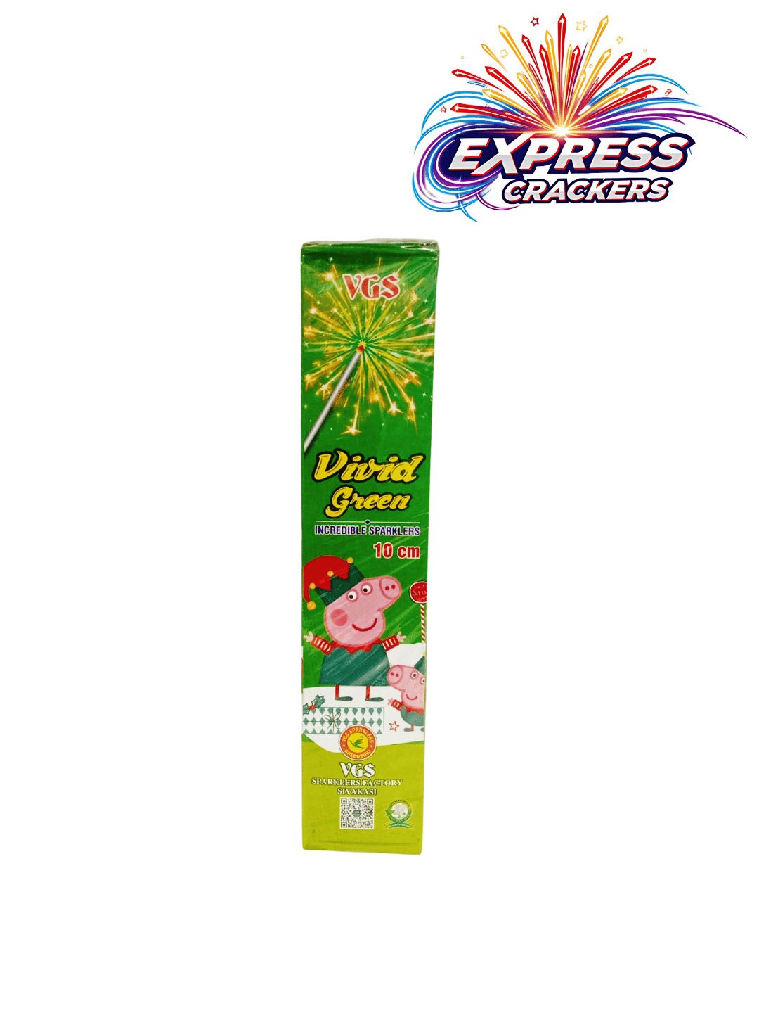 10cm Green Sparklers